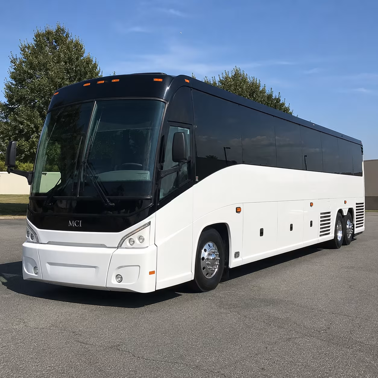 henderson charter bus rental exterior