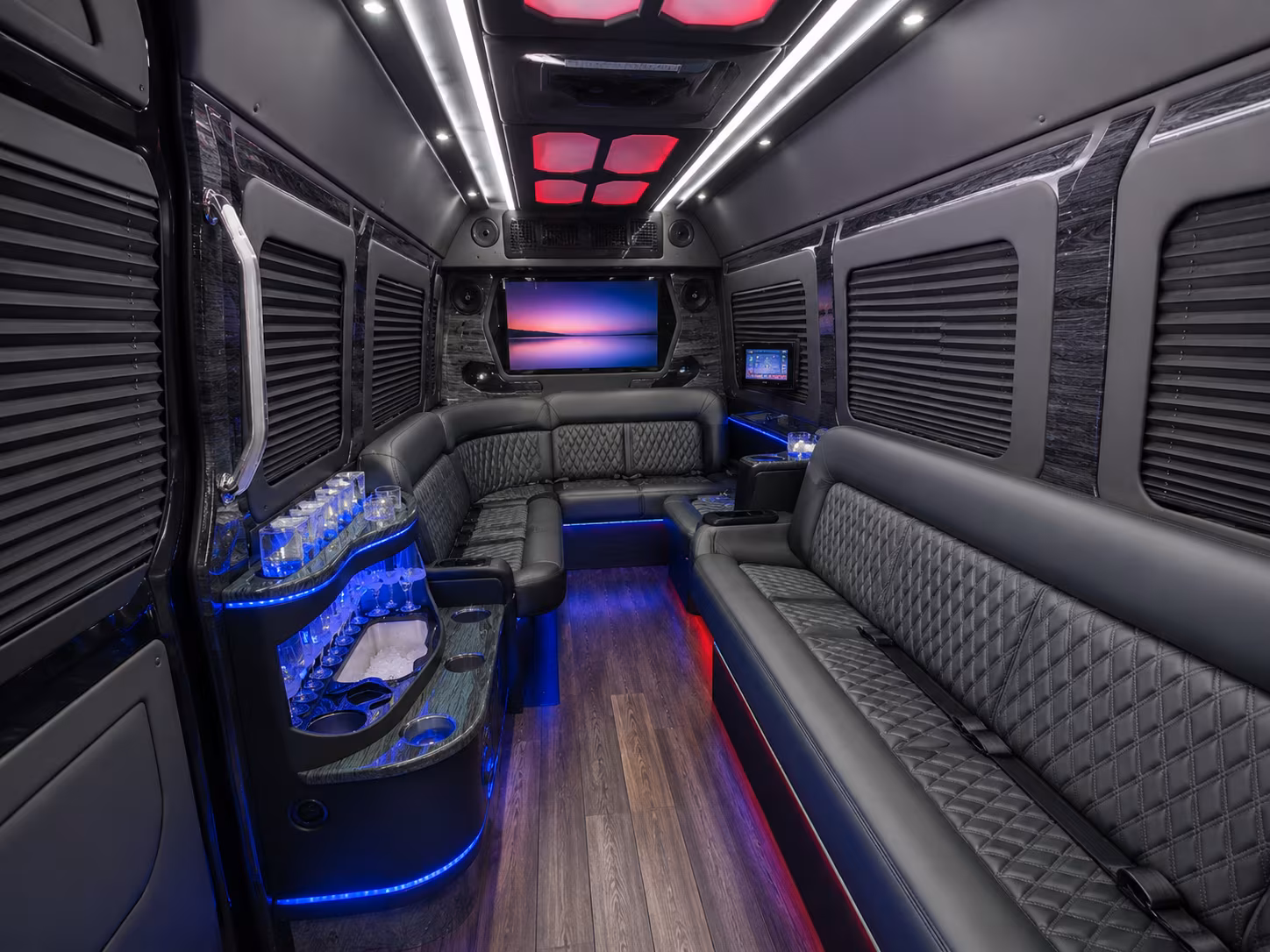 henderson corporate event transportation onboard seating